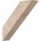 Ekena Millwork 5 1/2"W x 22"D x 22"H Traditional Smooth Knee Brace, Douglas Fir BRC06X22X22TRA00SDF - alternate 1